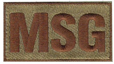 MSG (Mission Support Group) Shoulder Identifier Multicam/OCP Patch - 2 Pack
